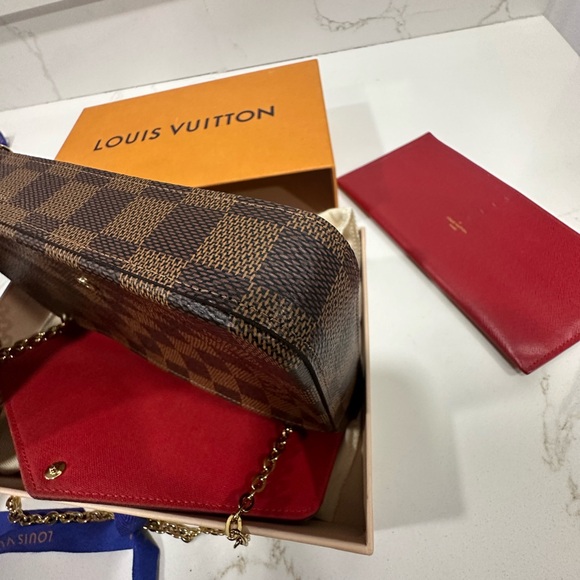 Louis Vuitton Félicie Pochette Damier Ebene - Picture 5 of 10